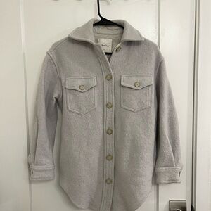 Wilfred Light Gray Utility Jacket